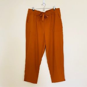 🌿 lily morgan | Burnt Orange Tie-waist Pants